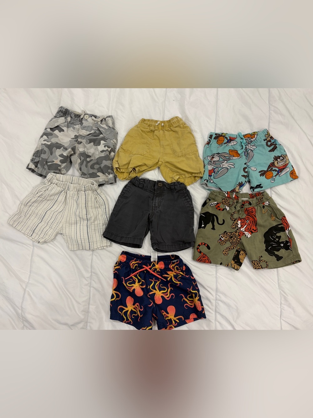 H&M Zara Gap Kids Mixed Shorts Pack size 4-5T 7 pieces
